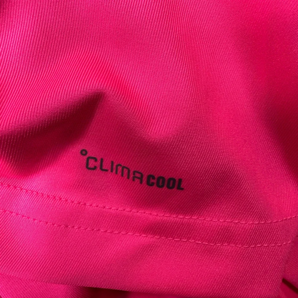 Adidas Girls ClimaCool Athletic Dress Medium Pink Racerback Performance